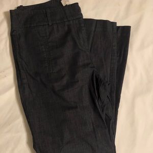 Loft Charcoal Slacks